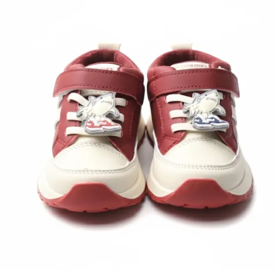 Little Steps Maroon Sneakers